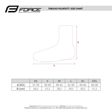 Návleky treter FORCE FAST bez zapínání, černé