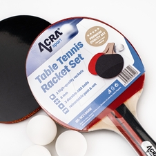 Set na stolní tenis - 2 rakety, míčky a síť