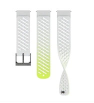 Řemínek Athletic 5 Silicone Canary White S+M pro Vertical