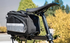Brašna na nosič FORCE LARGE, černá 20l