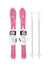 Dětské lyže s holemi HAMAX Pink Pony Design