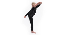 Dětské triko dl.rukáv + spodky SENSOR MERINO ACTIVE SET černá 