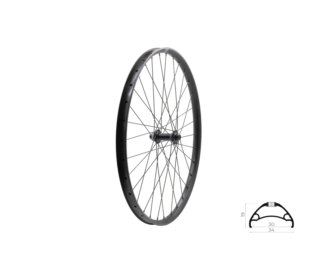 Zapletené kolo přední KLS ASESINO 30 DSC F, 28/29, black