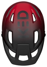 Přilba KED Pector MIPS černo/červená matná