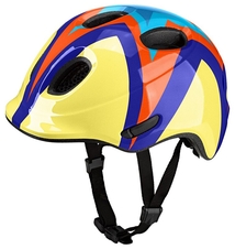 Přilba KED Meggy Spark Starburst Yellow Blue 