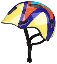 Přilba KED Meggy Spark Starburst Yellow Blue 