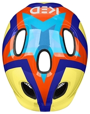 Přilba KED Meggy Spark Starburst Yellow Blue 