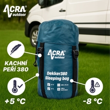 Spací pytel Dekker380, péřový dekový