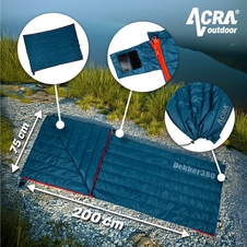 Spací pytel Dekker380, péřový dekový