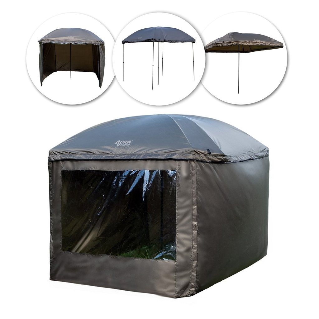 Outdoor Shelter XXL, deštník 300x280x240cm s bočnicemi