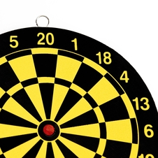 Terč na šipky 10 W3021DB, kovový rám + 2 šipky