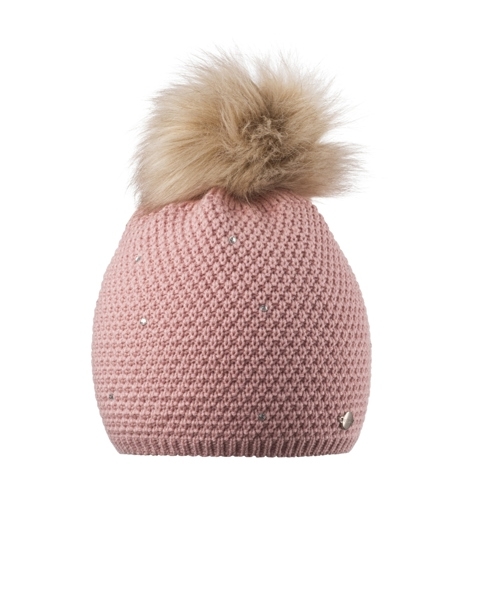 Dětská zimní čepice Relax CRYSTAL RKH105G-pink