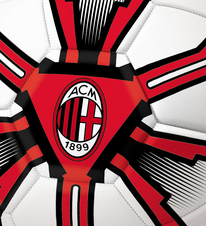 Míč kopací licenční AC MILAN, vel. 5