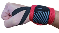 Zpevňovací bandáže na zápěstí pro bojové sporty a silové cvičení červené