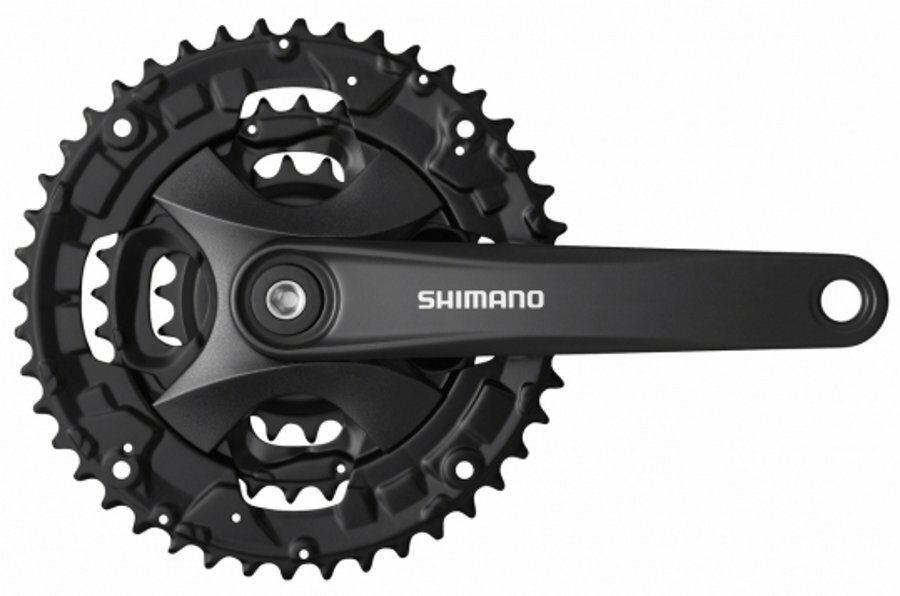 Kliky 3 SHIMANO FC-MT100-L 175mm 40-30-22, černé, bez krytu, 9sp, čtyřhran