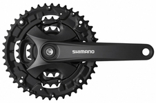 Kliky 3 SHIMANO FC-MT100-L 175mm 40-30-22, černé, bez krytu, 9sp, čtyřhran