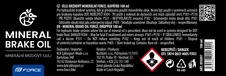 Olej-brzd. kapalina Force MINERAL Brake Fluid 100ml
