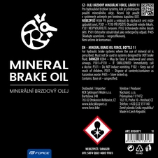 Olej-brzd. kapalina Force MINERAL Brake Fluid 1l