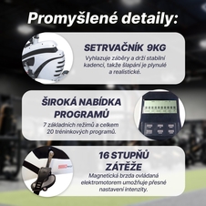 Ergonometrický (programovatelný) rotoped BC84E