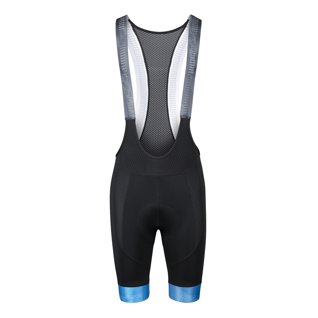 Kraťasy Force STRIPE se šráky a vložkou, černo-modré, vel. L