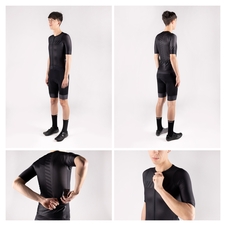 Dres Force FASHION krátký rukáv, černo-šedý, vel. L_2