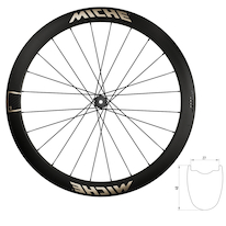 Zapletená kola MICHE GRAFF AERO 48 Shimano TLR