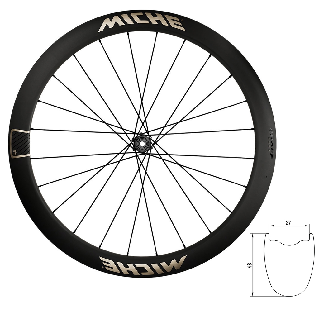 Zapletená kola MICHE GRAFF AERO 48 XDR TLR