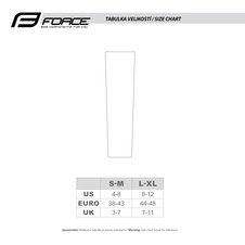 Návleky na ruce Force RACE, lepené, černé