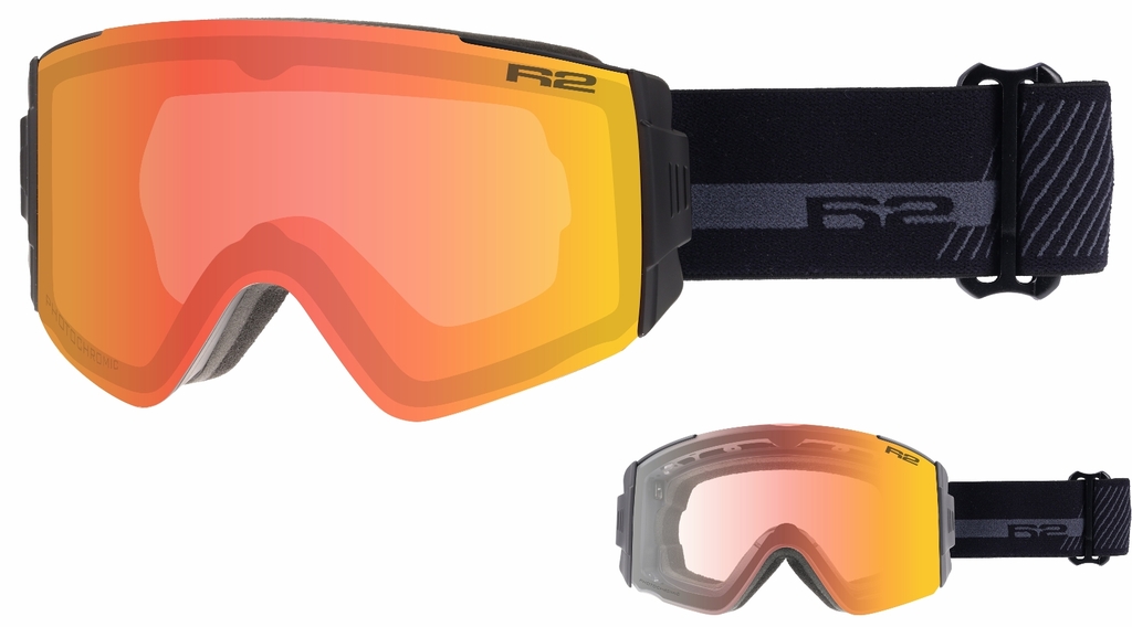 Lyžařské brýle R2 QUANTUM ATG09-black