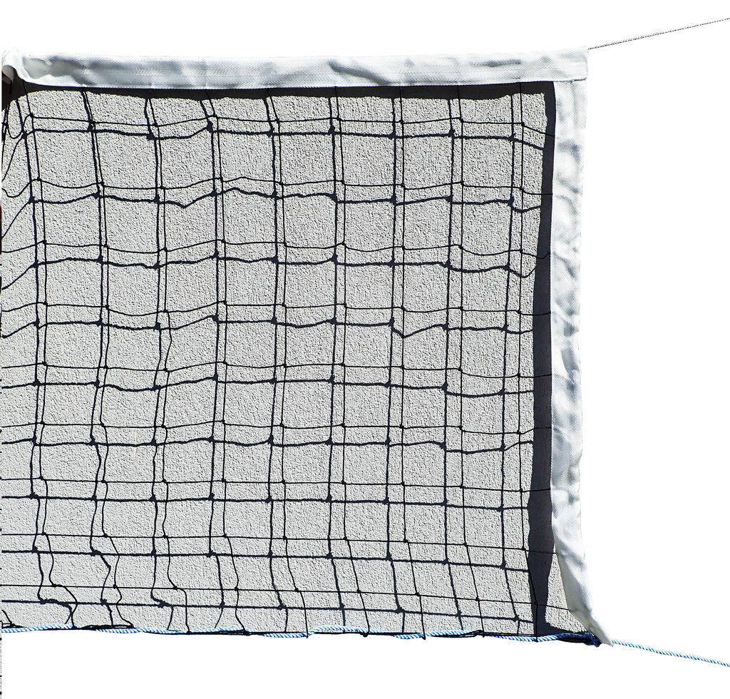 Nohejbalová síť síť s ocelovým lankem 9,5x1mčerná