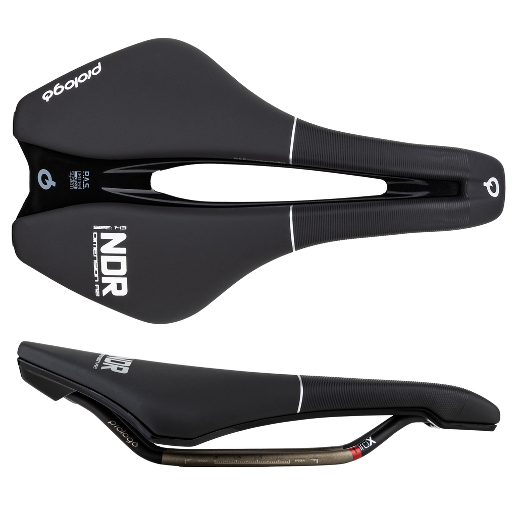 Sedlo PROLOGO DIMENSION R2 NDR TiROX 143, černé