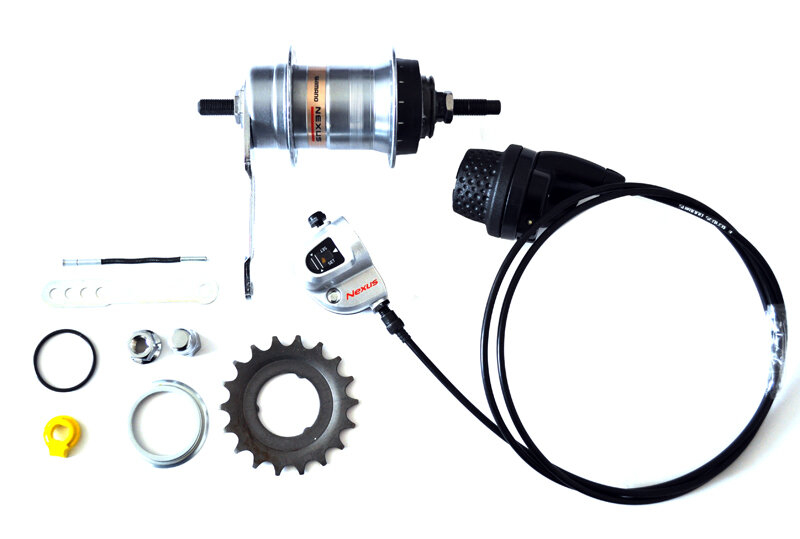 Náboj SHIMANO Nexus kompletní 3 rychlostní INTER-3, 28d, 18z