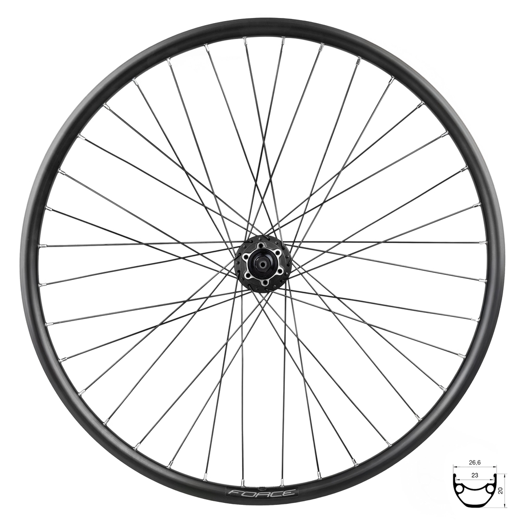 Zapletené kolo zadní FORCE XC DISC 559x23 FHM475 6d 36d