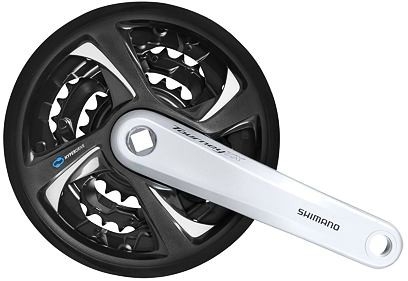 Kliky 3 Shimano TX801 48-38-28/170 s krytem stříbrné