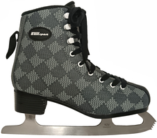Dívčí brusle na krasobruslení, černé