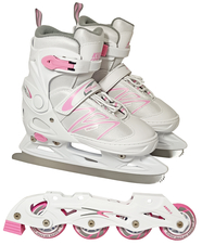 Dívčí roztahovací brusle 2v1