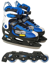 Chlapecké roztahovací brusle 2v1