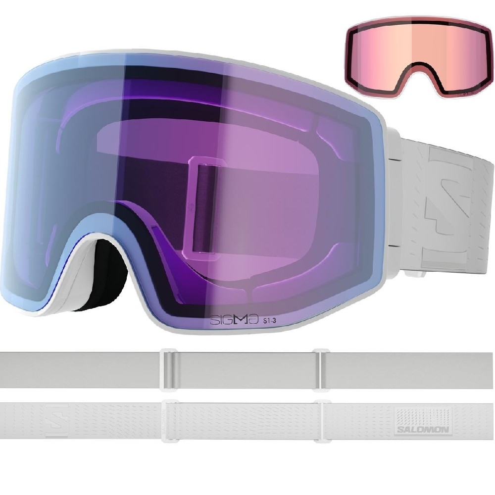 Lyžařské brýle Salomon Sentry Prime white sigma ph.sky blue