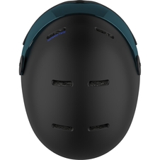 Lyžařská helma Salomon ORKA Visor black/uni blue