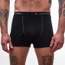 boxerky SENSOR DOUBLE FACE krátké černé