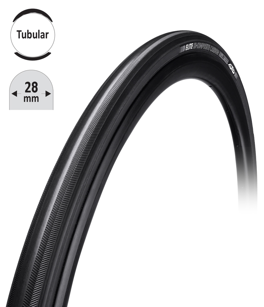 Galuska TUFO ELITE HiCC carbon 28 črn-črn 28/28mm