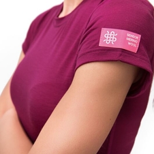 Triko krátké dámské SENSOR MERINO ACTIVE lilla