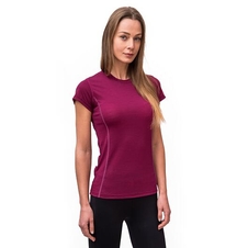 Triko krátké dámské SENSOR MERINO ACTIVE lilla
