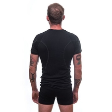 Triko krátké pánské SENSOR MERINO ACTIVE černé