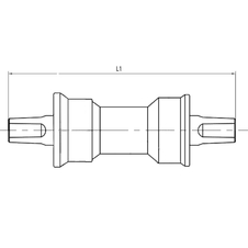 Osa M-Wave 136mm BSA Fe misky klínek opravná