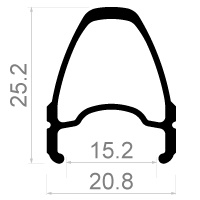 Ráfek Rodi 622x15 Blaster 32děr Černý