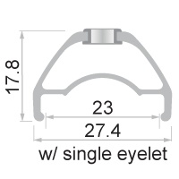 Ráfek BLACK JACK 27.5 READY23 černý 32 děr