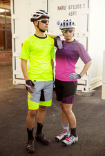 Kraťasy Force STORM s odnímatelnou vložkou, šedo-fluo