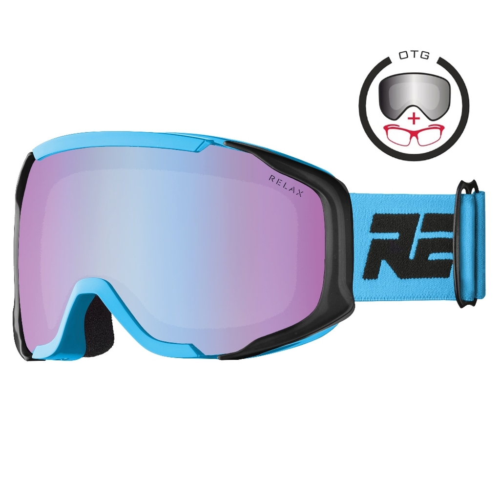 Lyžařské brýle Relax DE-VIL HTG65G-blue-dětská