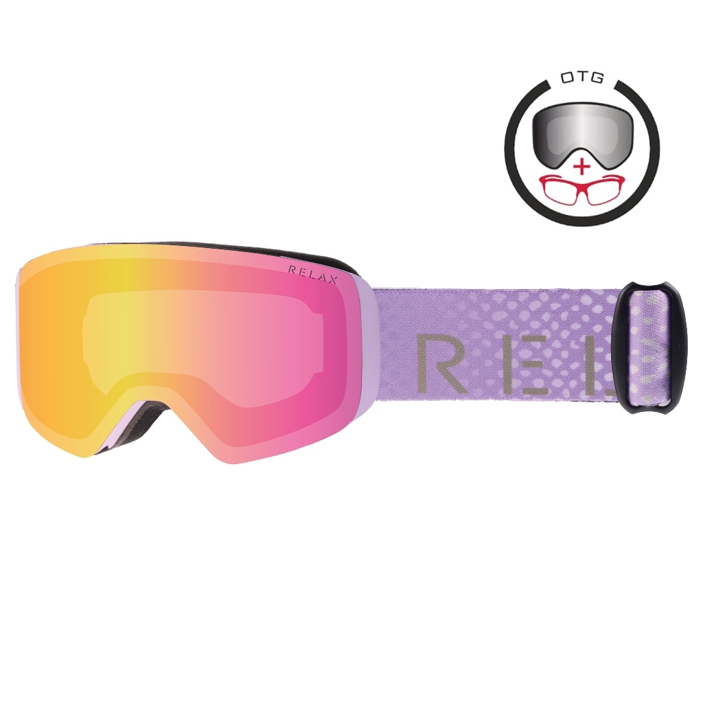 Lyžařské brýle dětské Relax GLOW HTG73